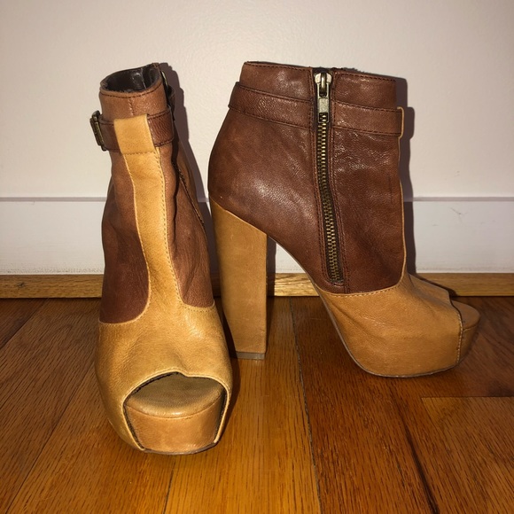 Steve Madden Platform Boots — Open Toe - Picture 2 of 6